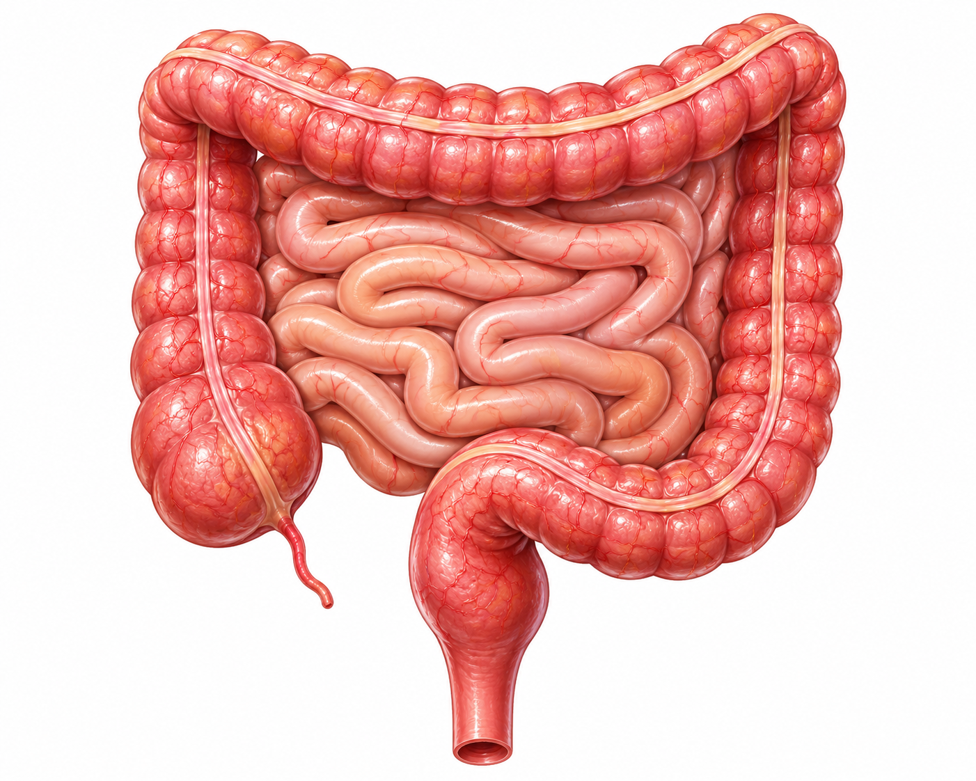 Inflammatory bowel disease illustration